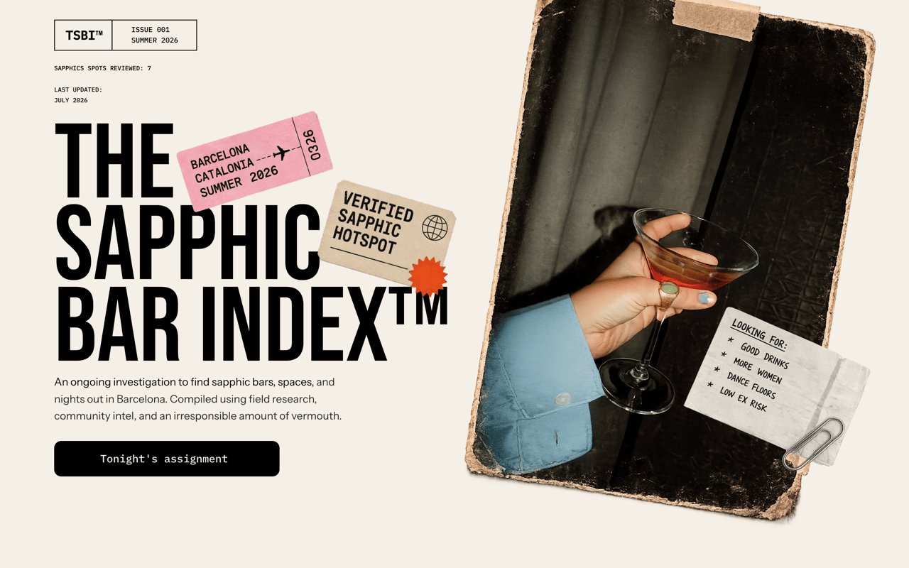 The Sapphic Bar Index