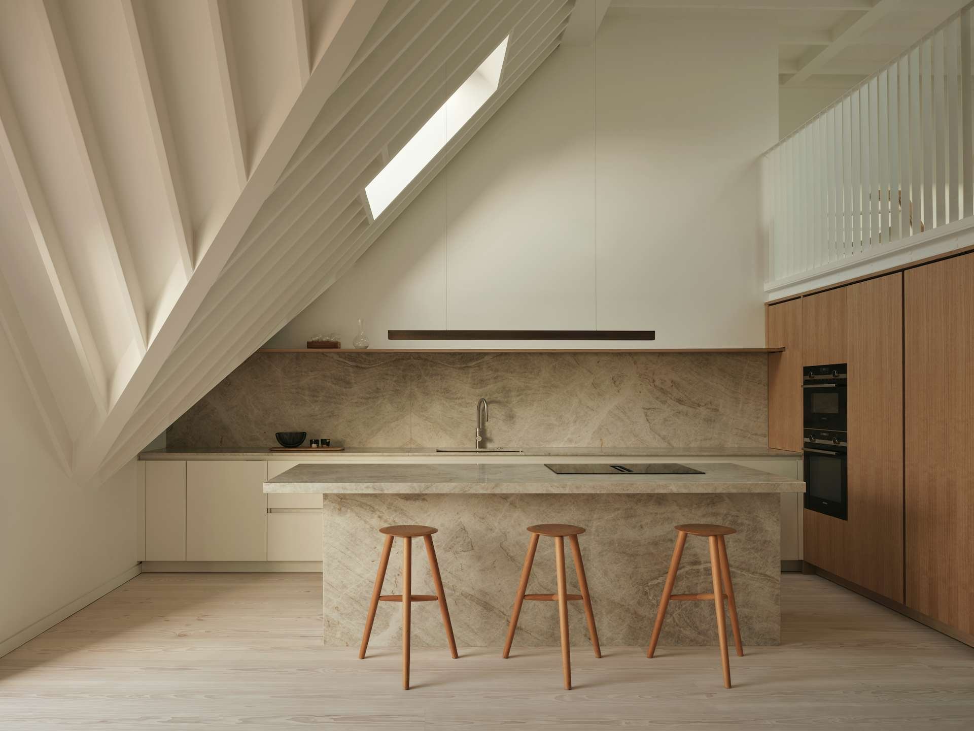 Photo 11 of 5971 in Photos from A Sculptural Ceiling Brings Oscar-Worthy Levels of Drama to This Reworked London Flat - Dwell
