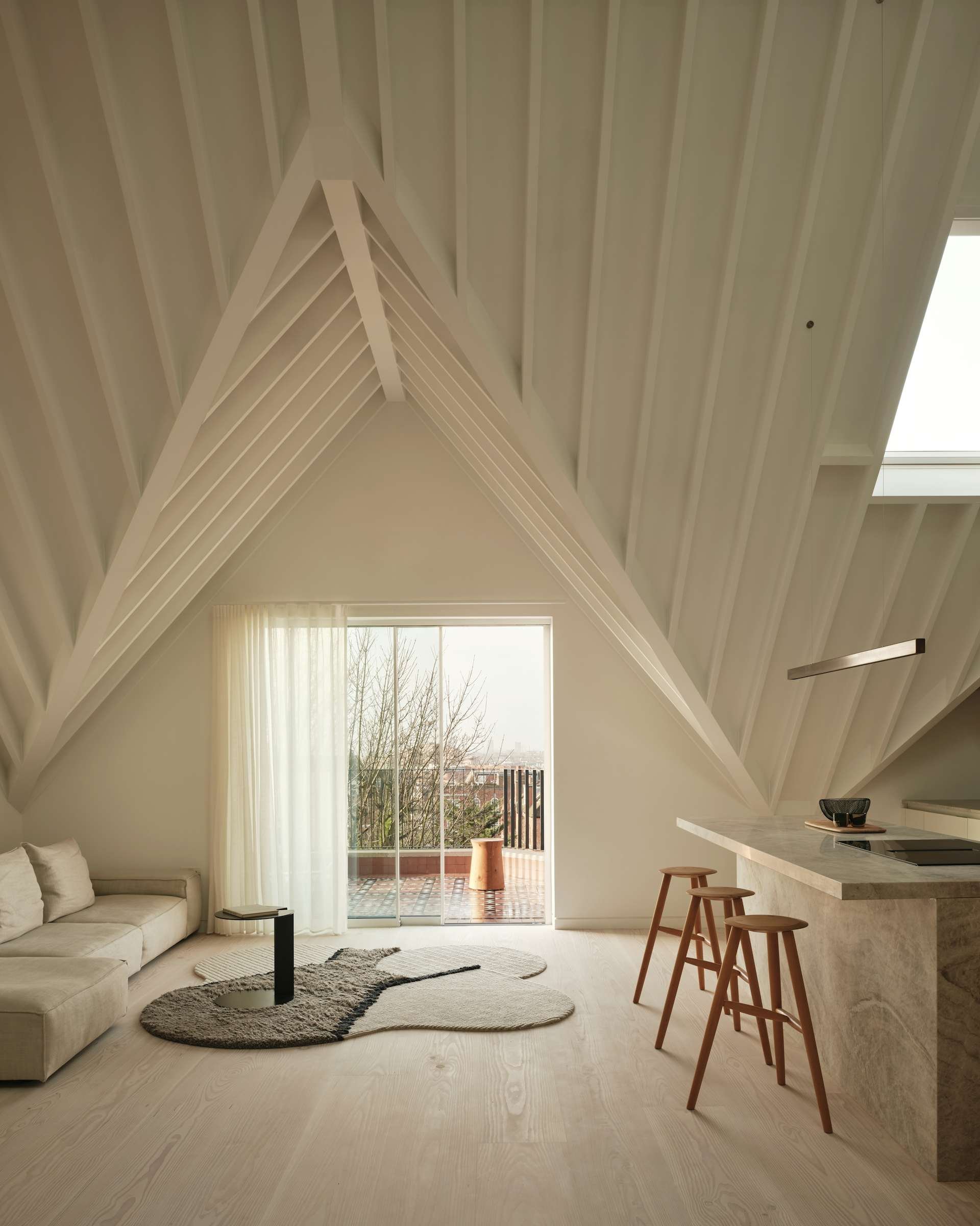 Photo 12 of 5971 in Photos from A Sculptural Ceiling Brings Oscar-Worthy Levels of Drama to This Reworked London Flat - Dwell