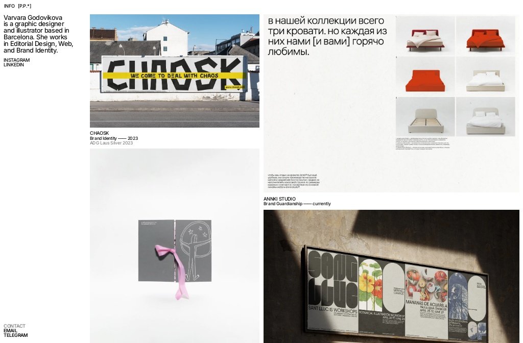 Varvara Godovikova - Portfolio
