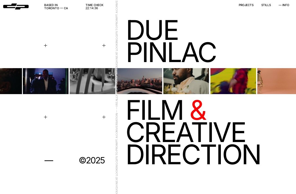 Due Pinlac — Film & Creative Direction