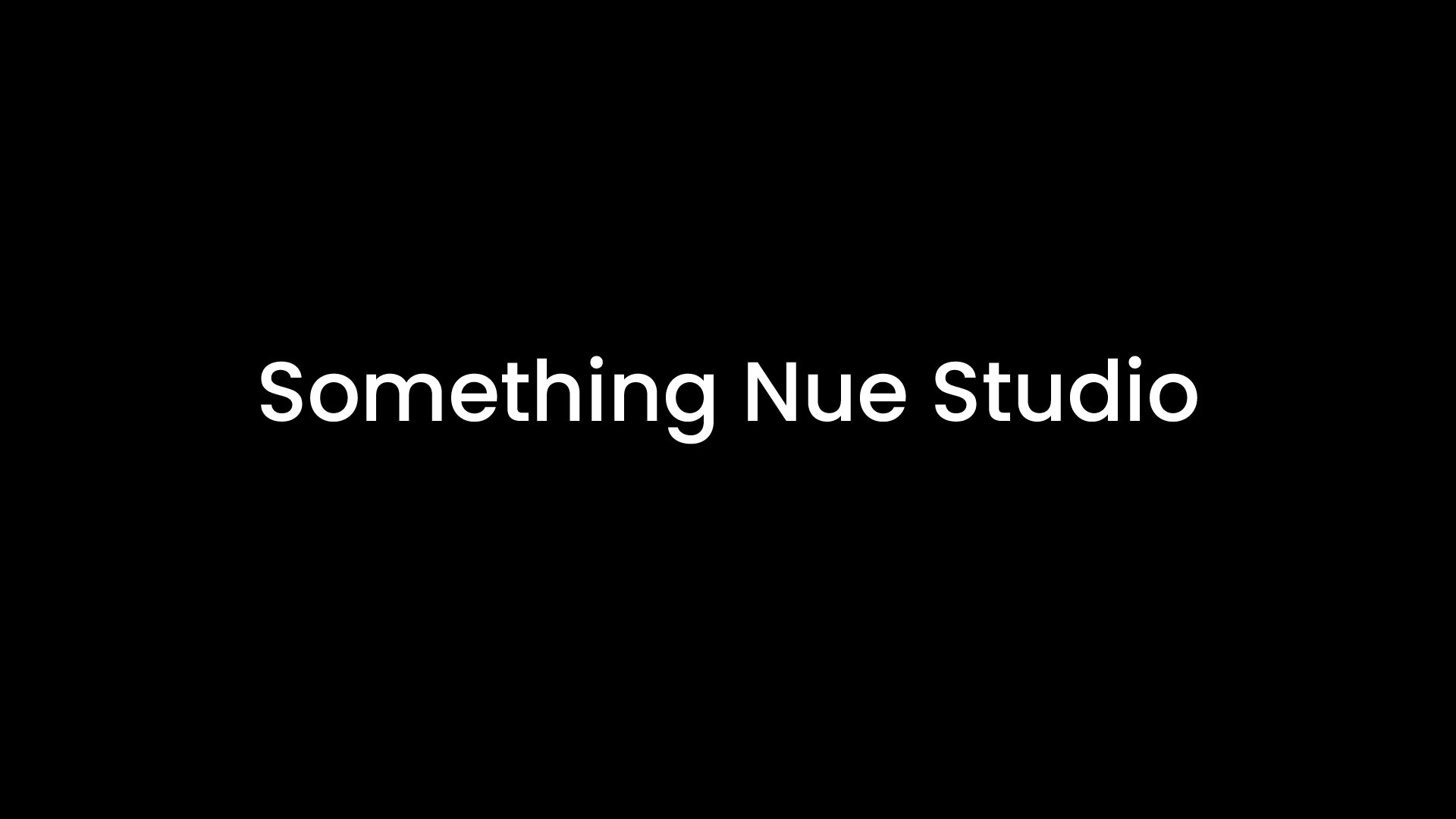 Something Nue Studio – Branding & Motion — Work