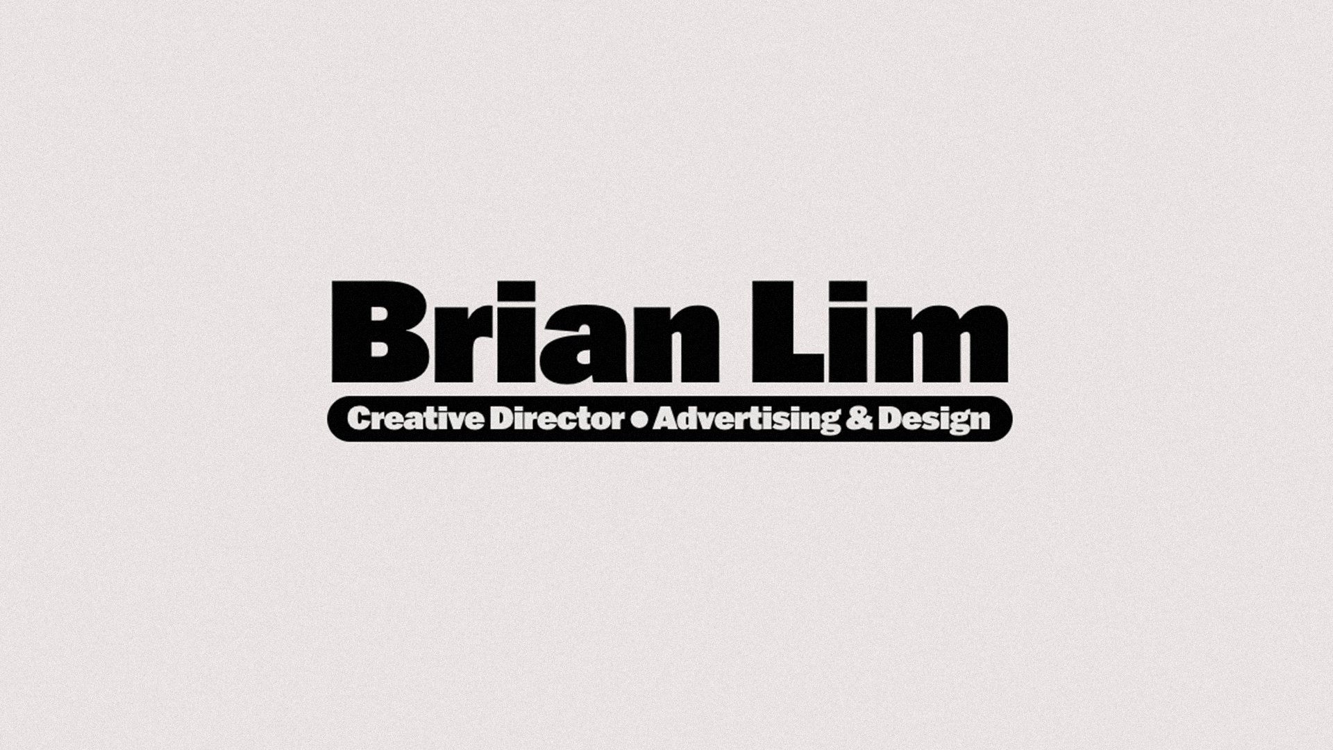 Brian Lim | Creative director