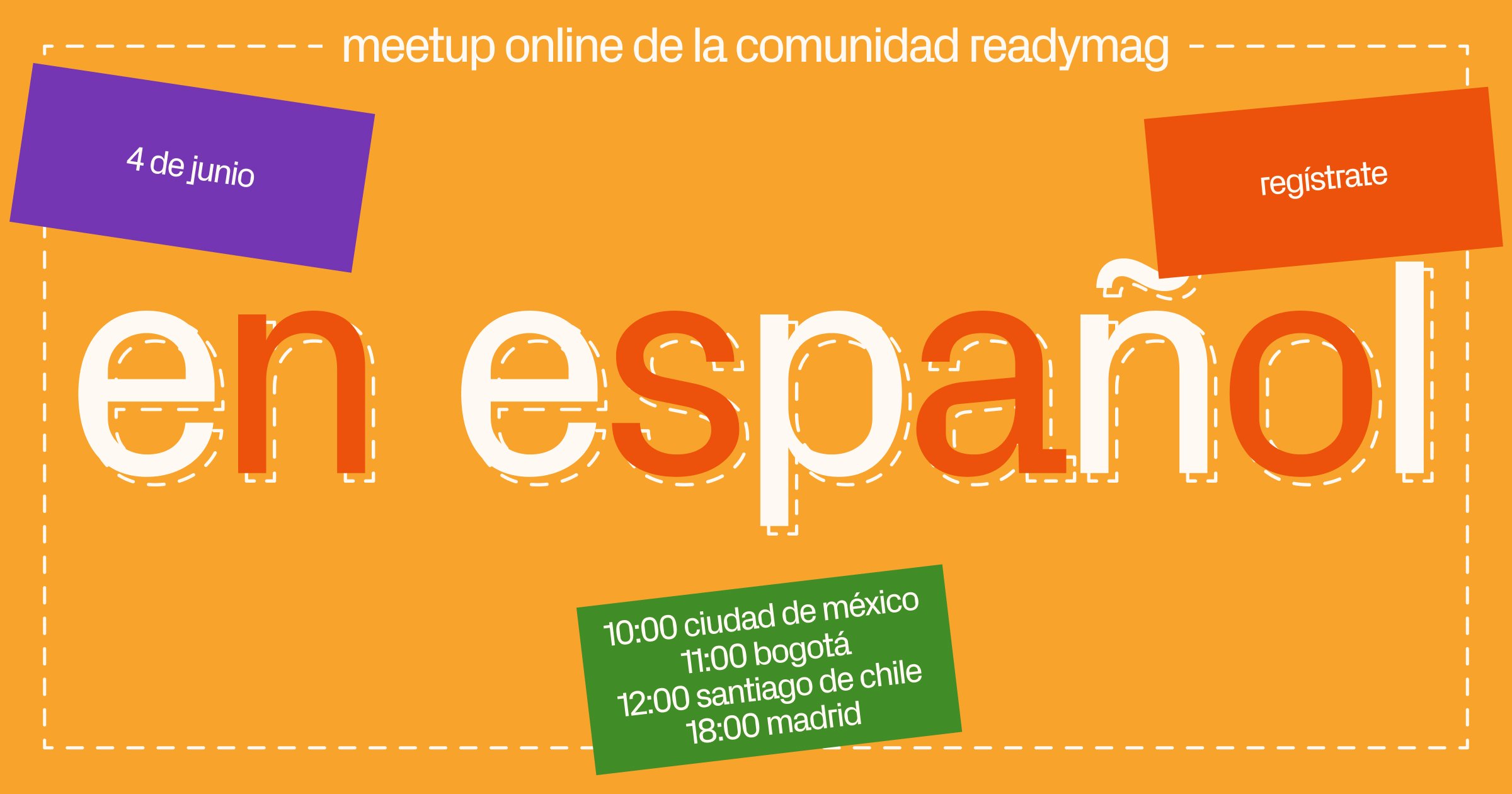 Meetup online de la comunidad Readymag