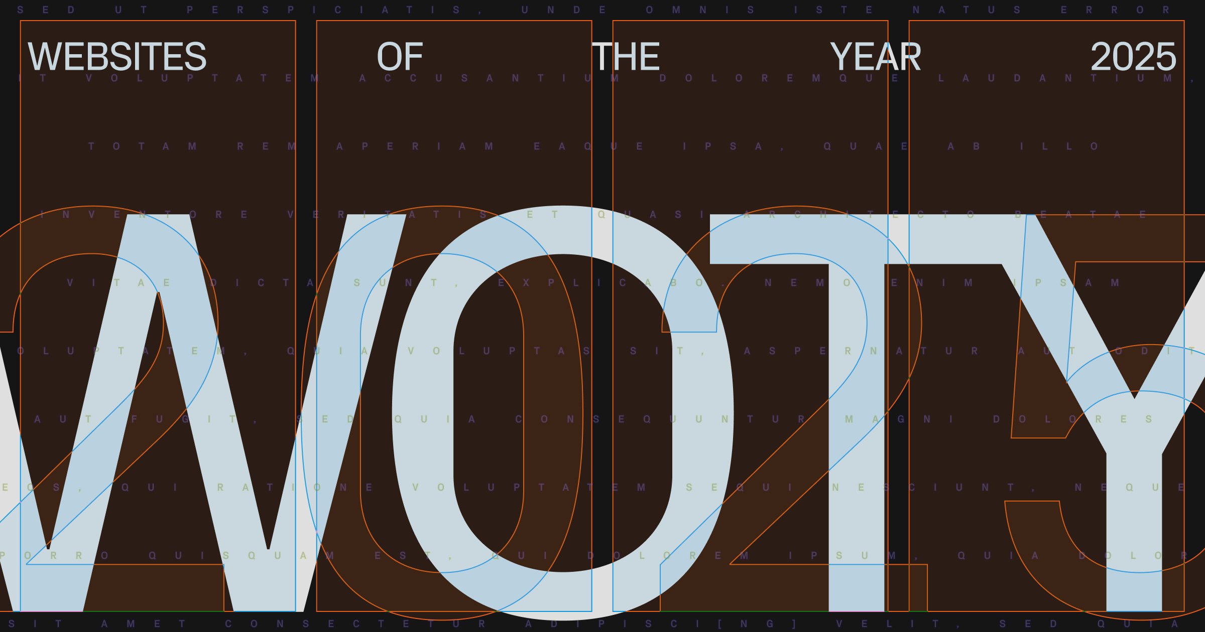 Readymag Websites of the Year 2025