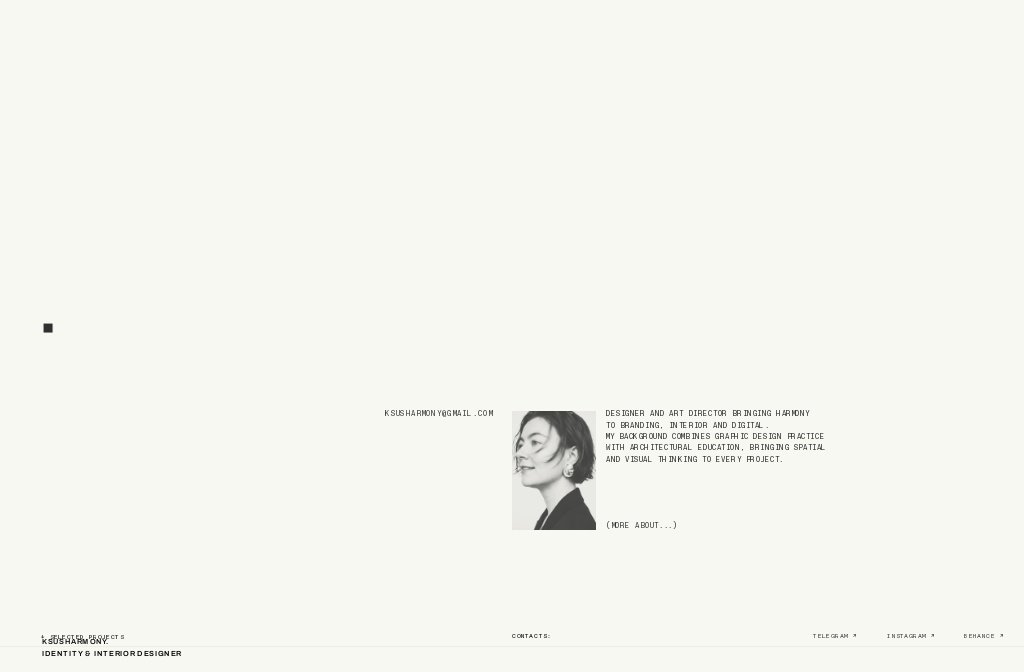 ksusharmony portfolio