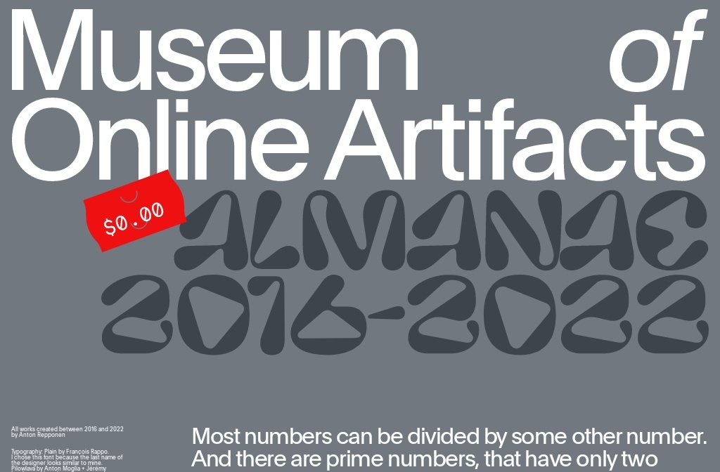 MOA — Museum of Online Artifacts Almanac