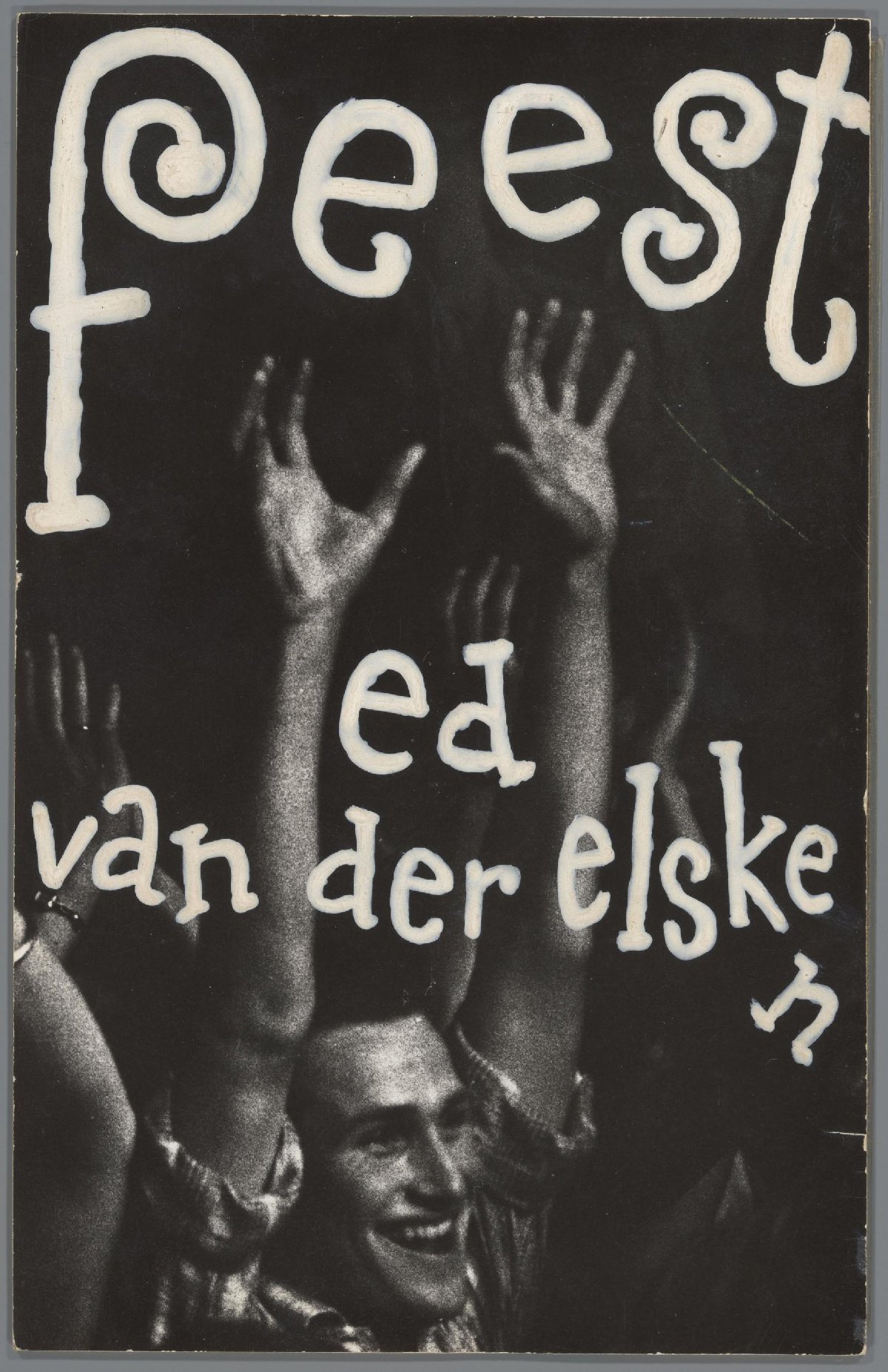 Ontwerp voor het omslag van het boek feest