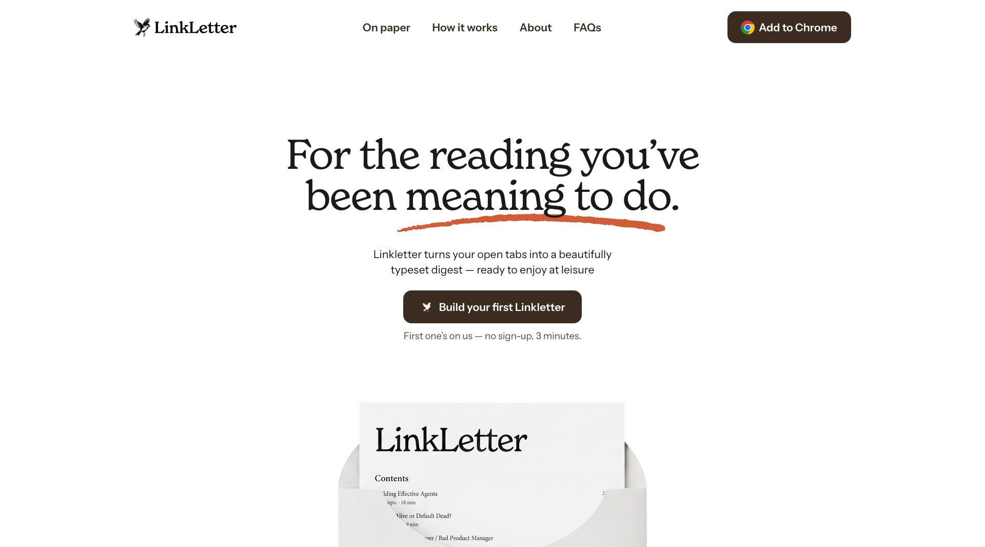 LinkLetter