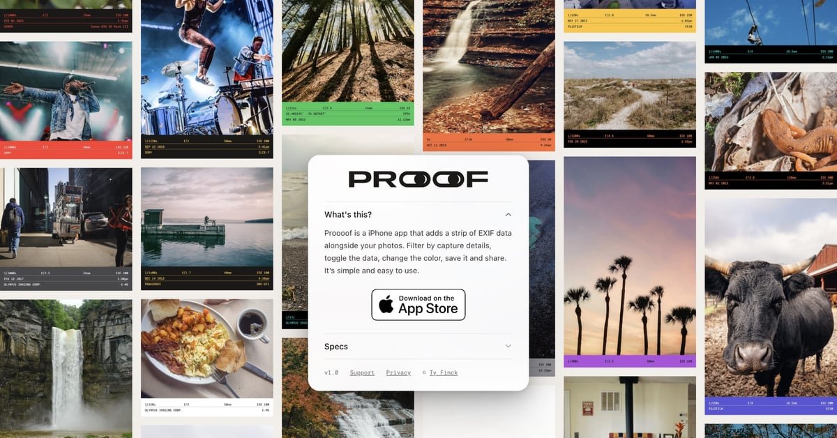Website Inspiration: PROOOOF