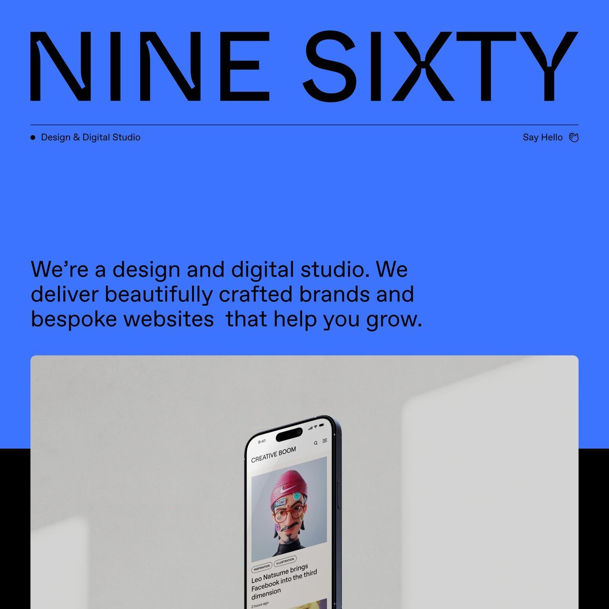 Website Inspiration: Nine Sixty