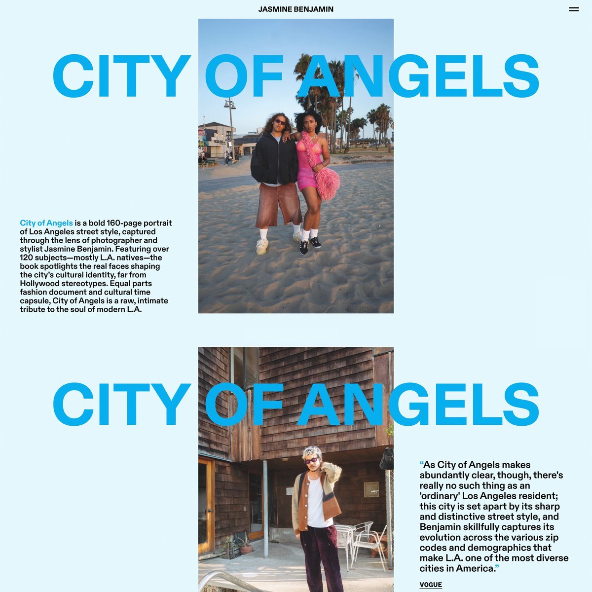 Website Inspiration: City of Angels