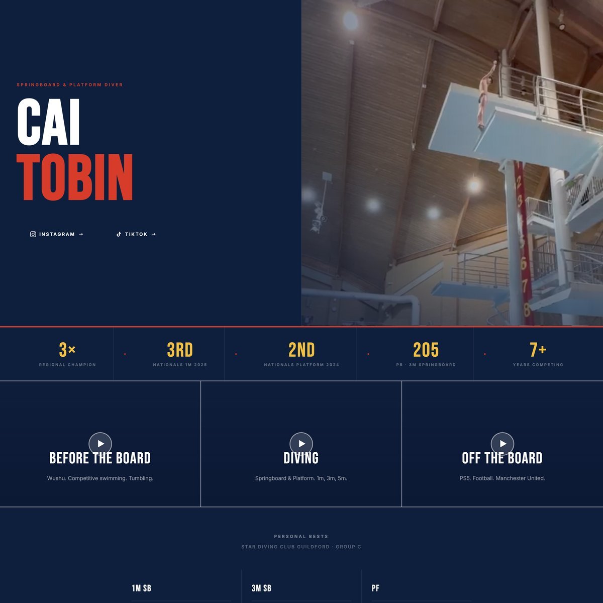 Website Inspiration: Cai Tobin