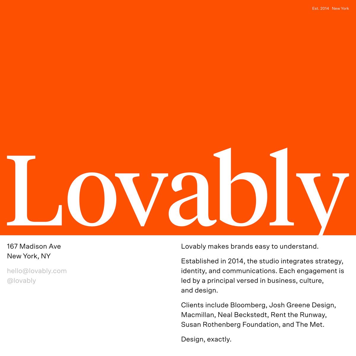 Website Inspiration: Lovably