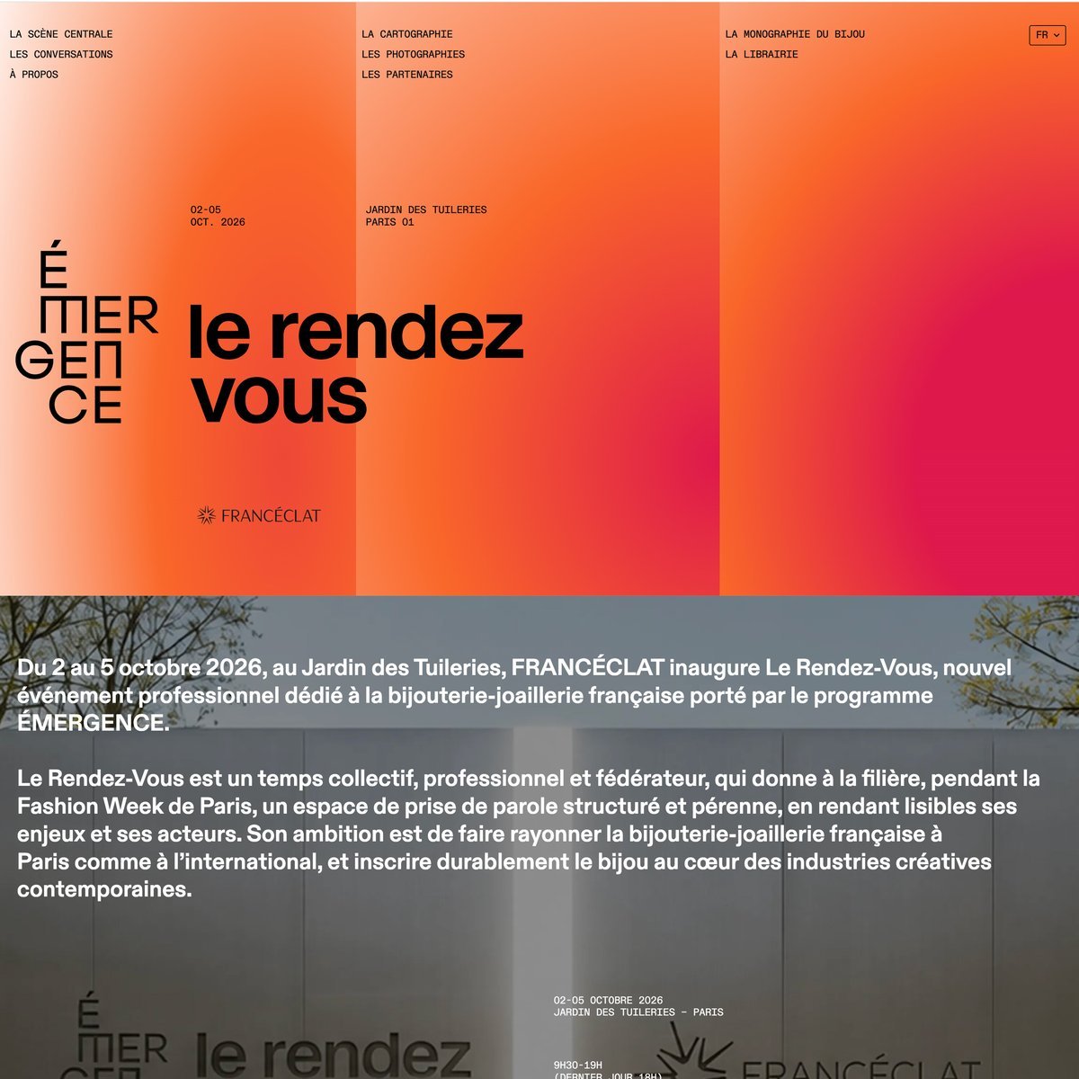 Website Inspiration: Rendez-vous Francéclat