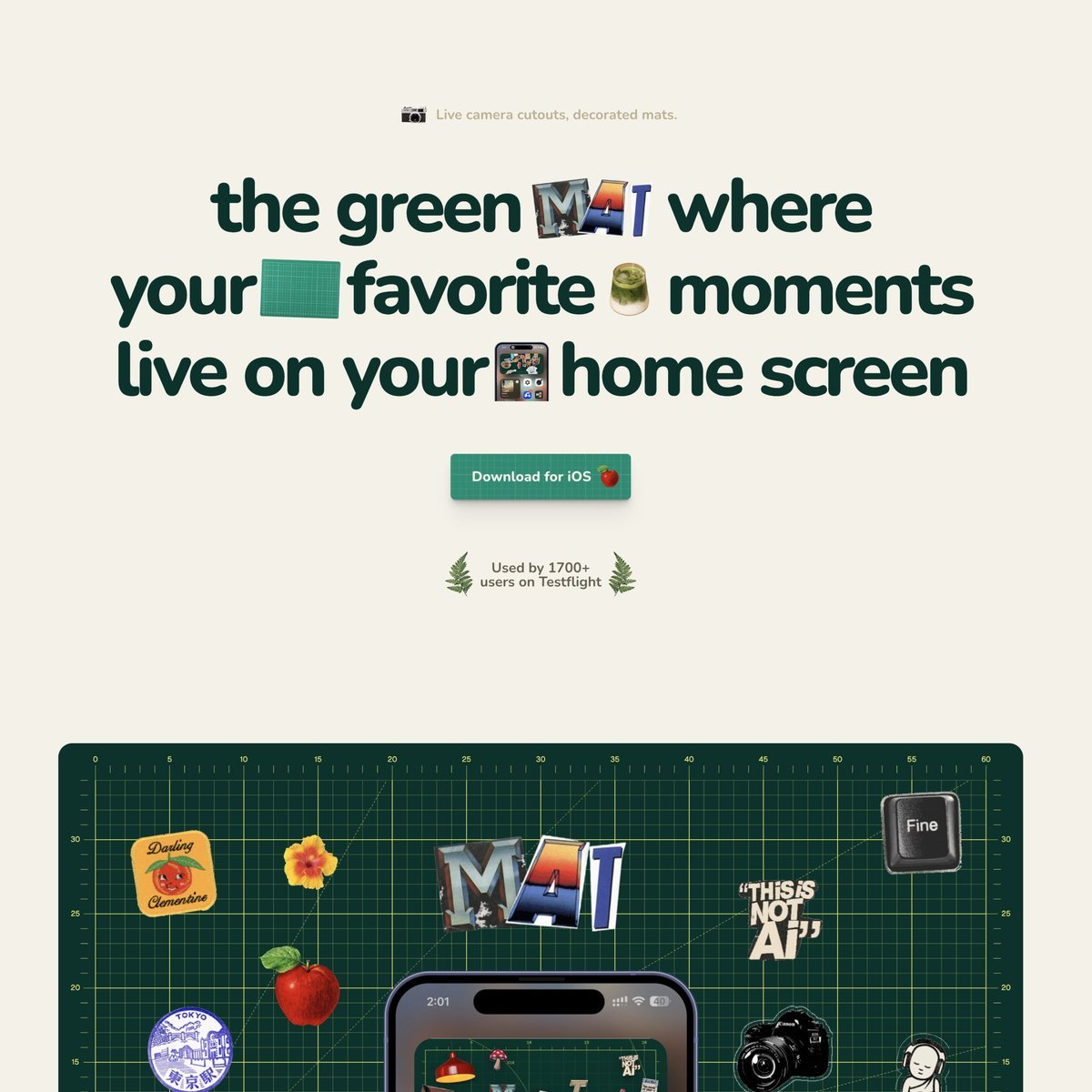 Website Inspiration: Mat