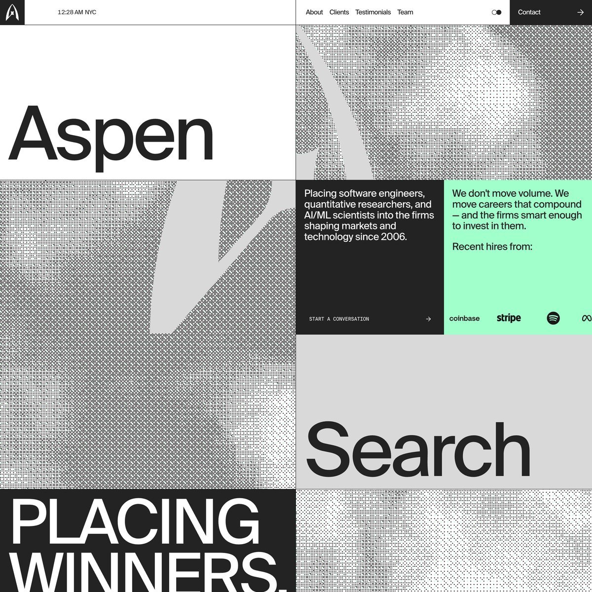 Website Inspiration: Aspen Search