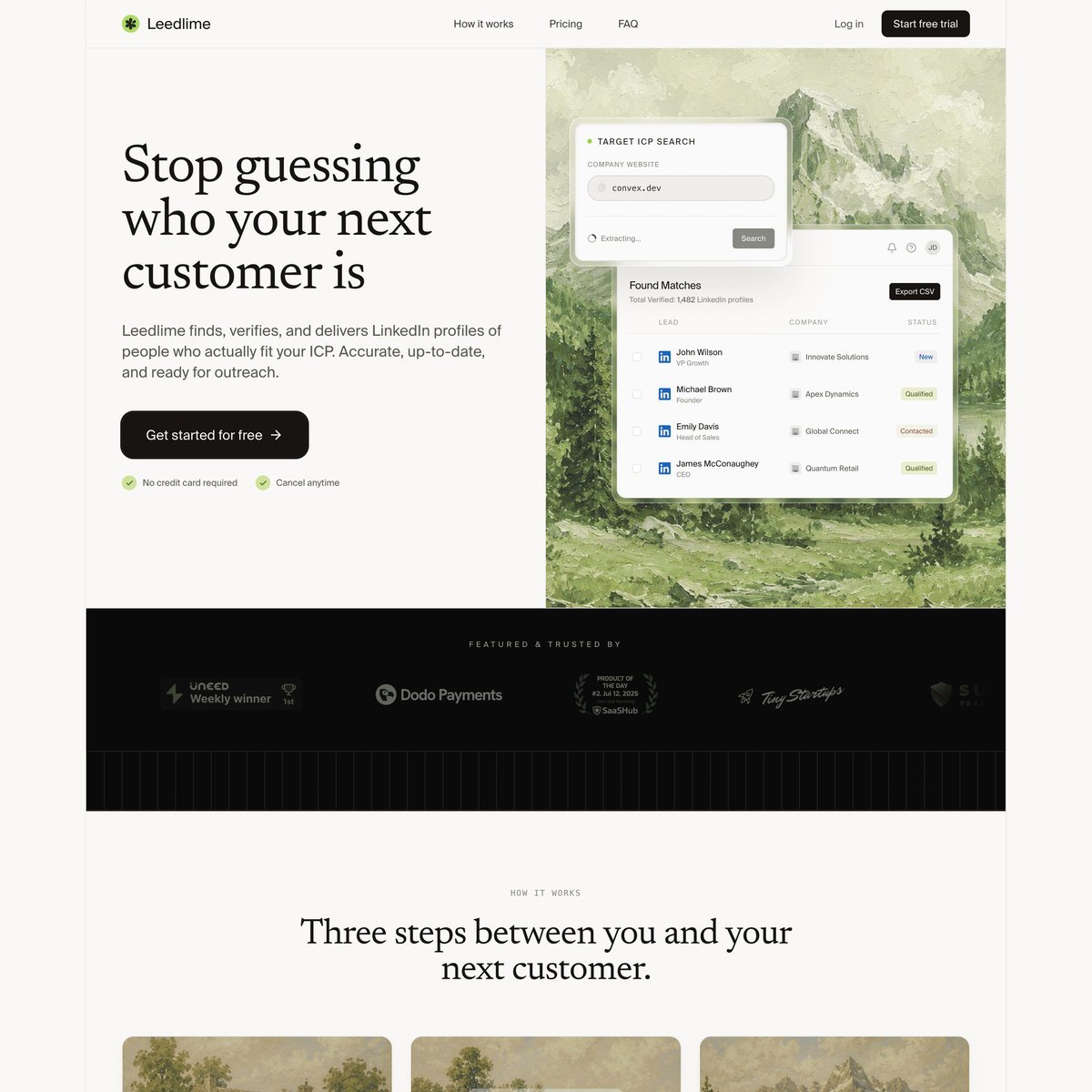 Website Inspiration: Leedlime