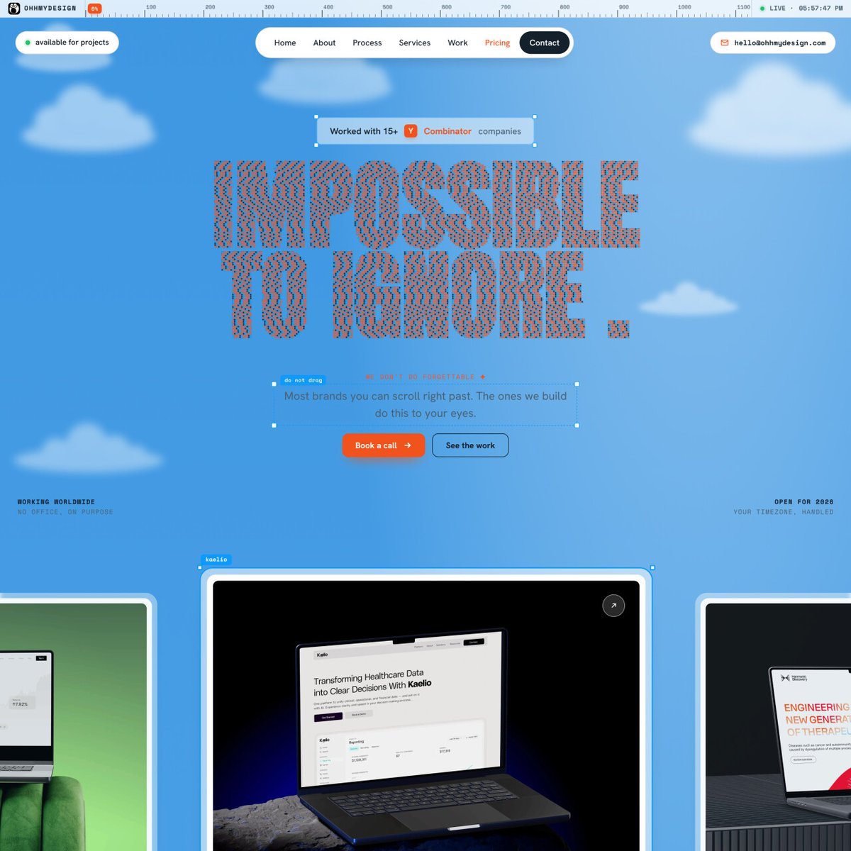 Website Inspiration: OhhMyDesign