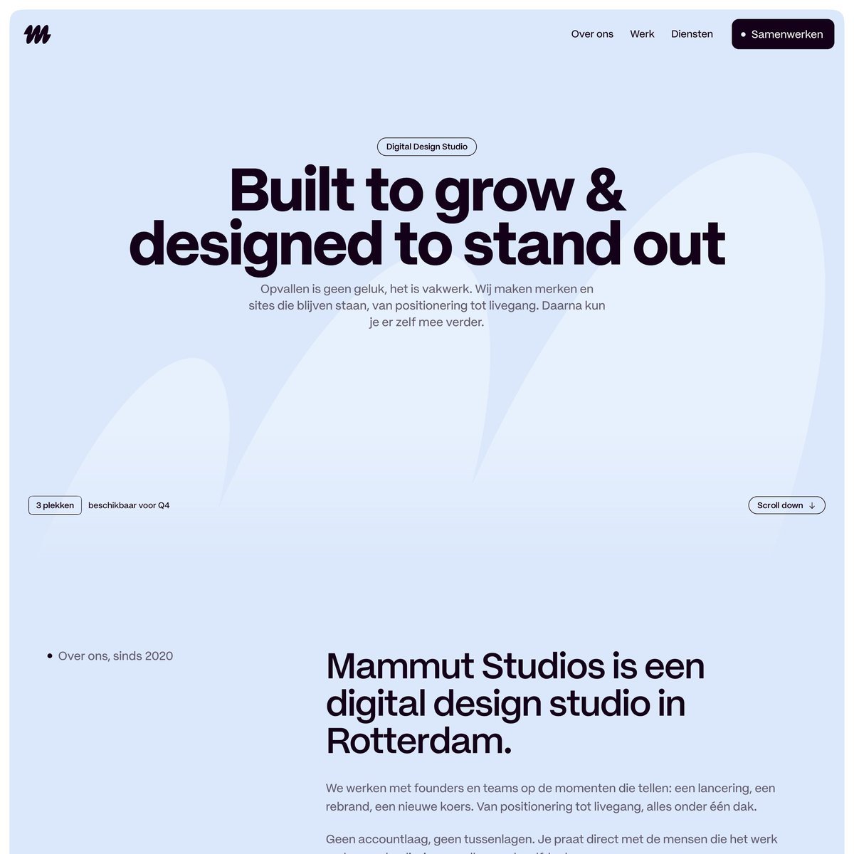 Website Inspiration: Mammut Studios
