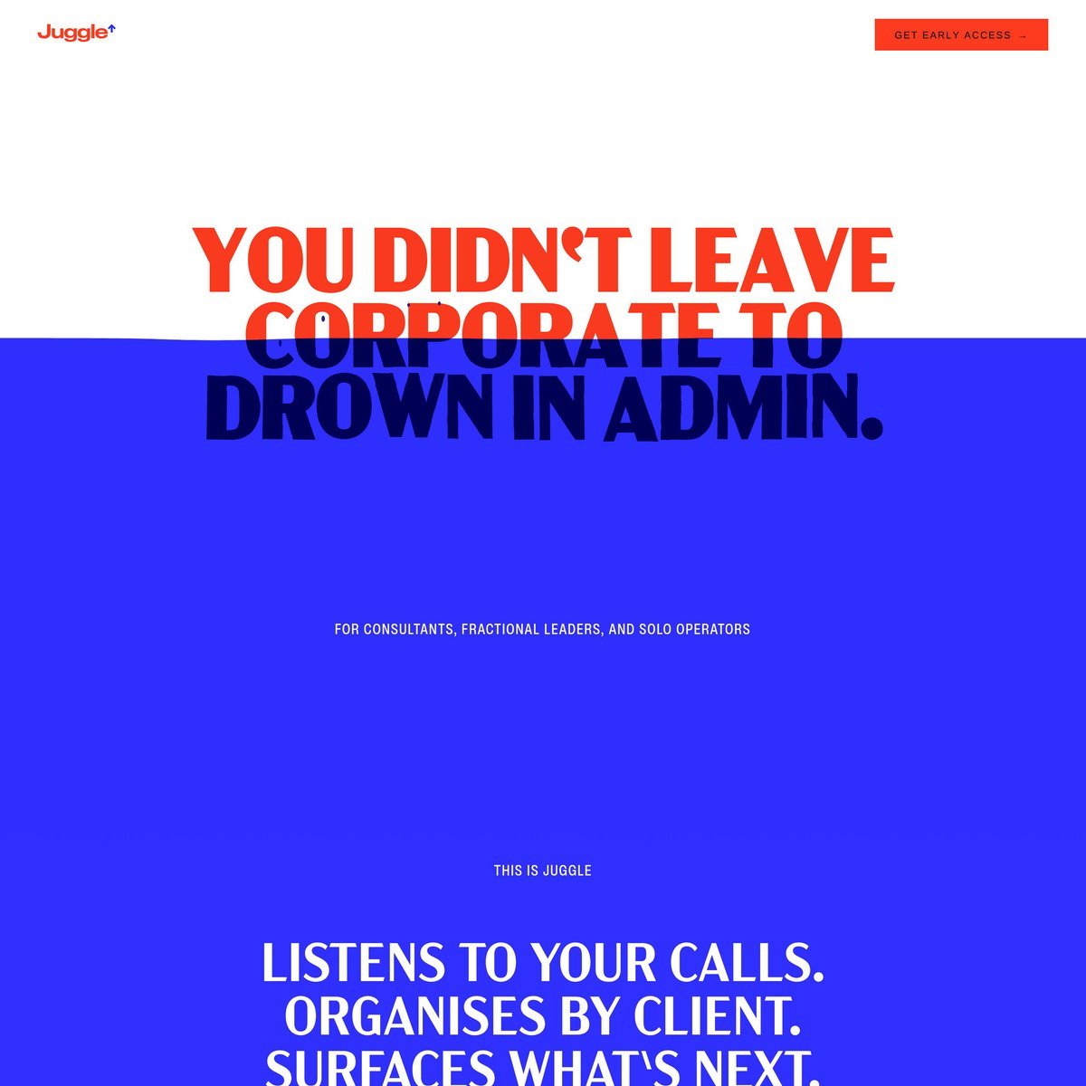 Website Inspiration: Juggle