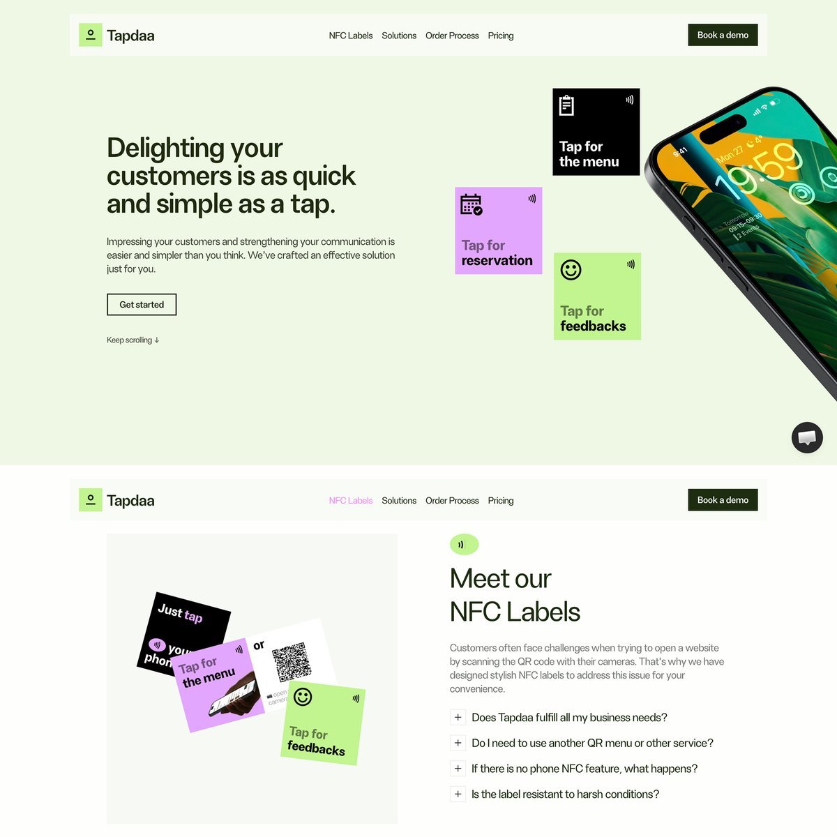 Website Inspiration: Tapdaa
