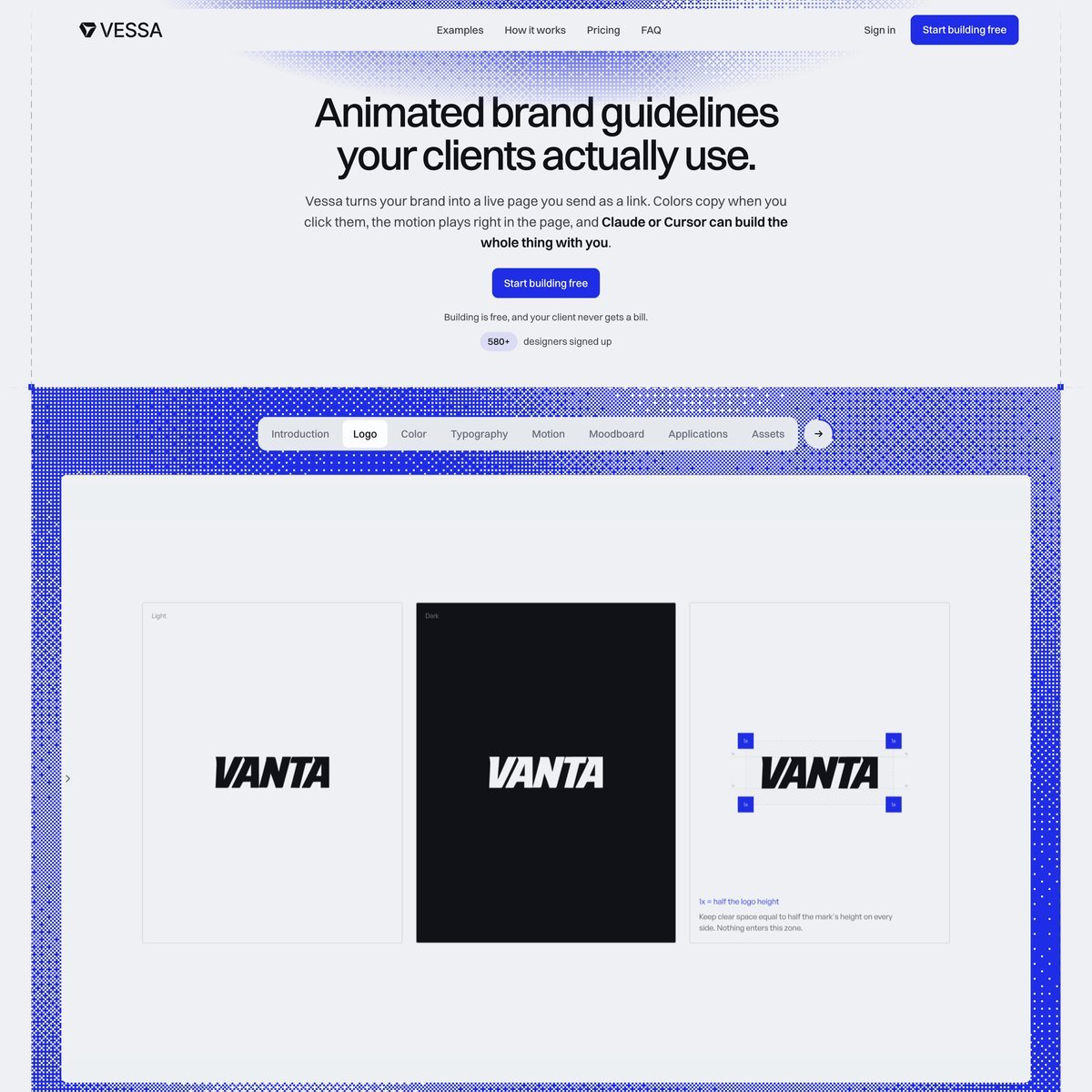 Website Inspiration: Vessa