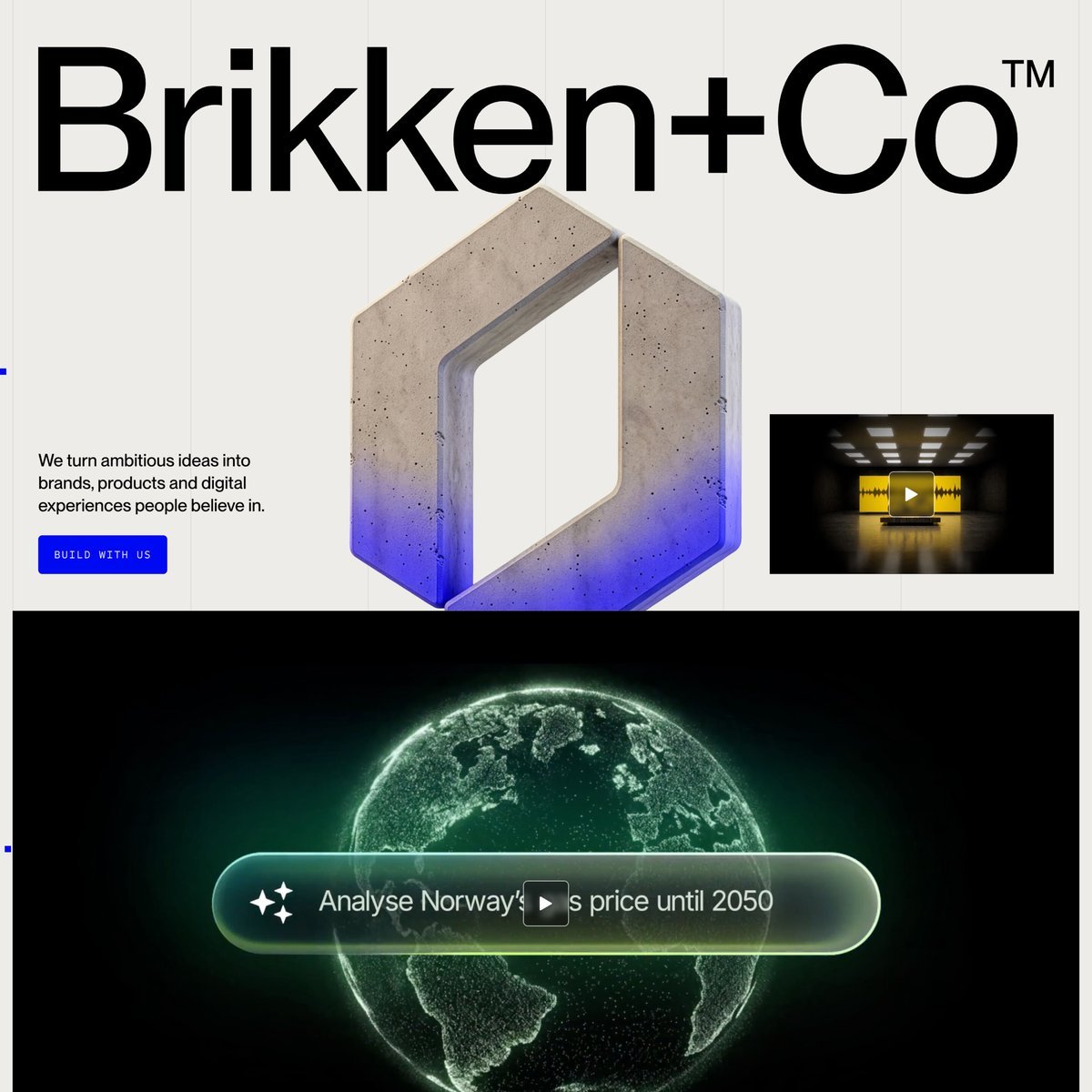 Website Inspiration: Brikken+Co