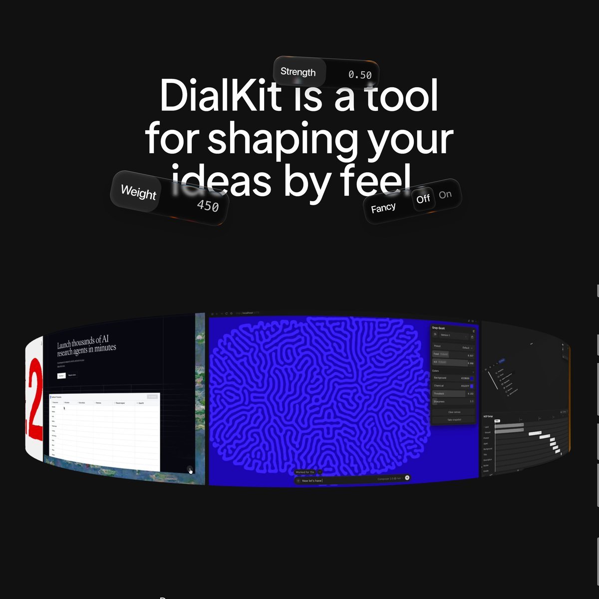 Website Inspiration: DialKit