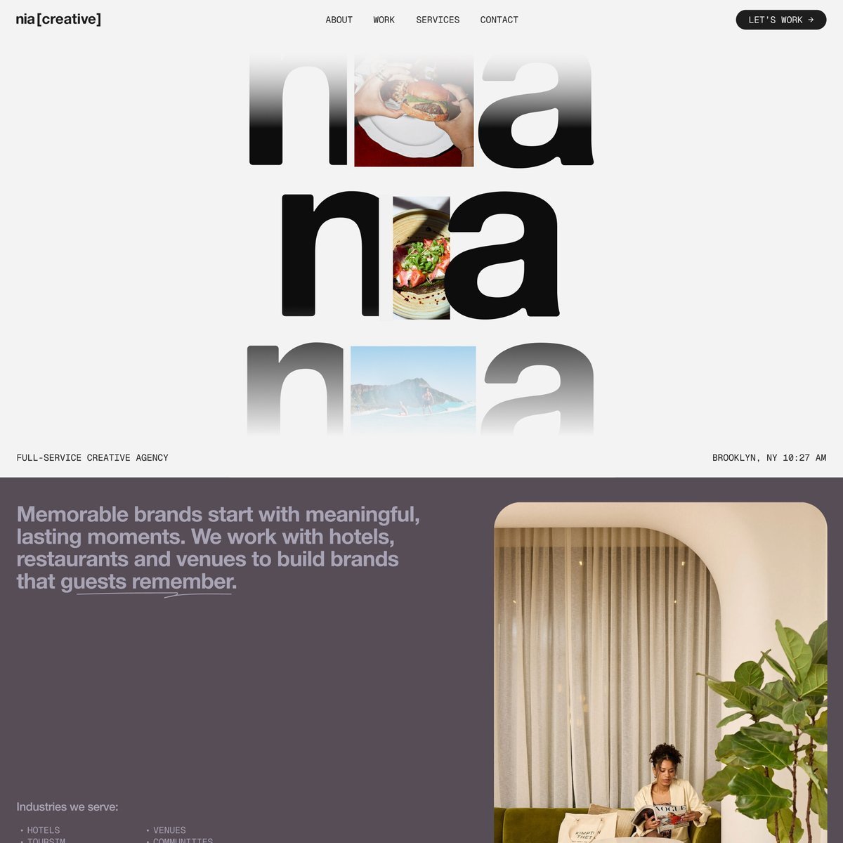 Website Inspiration: Nia Creative