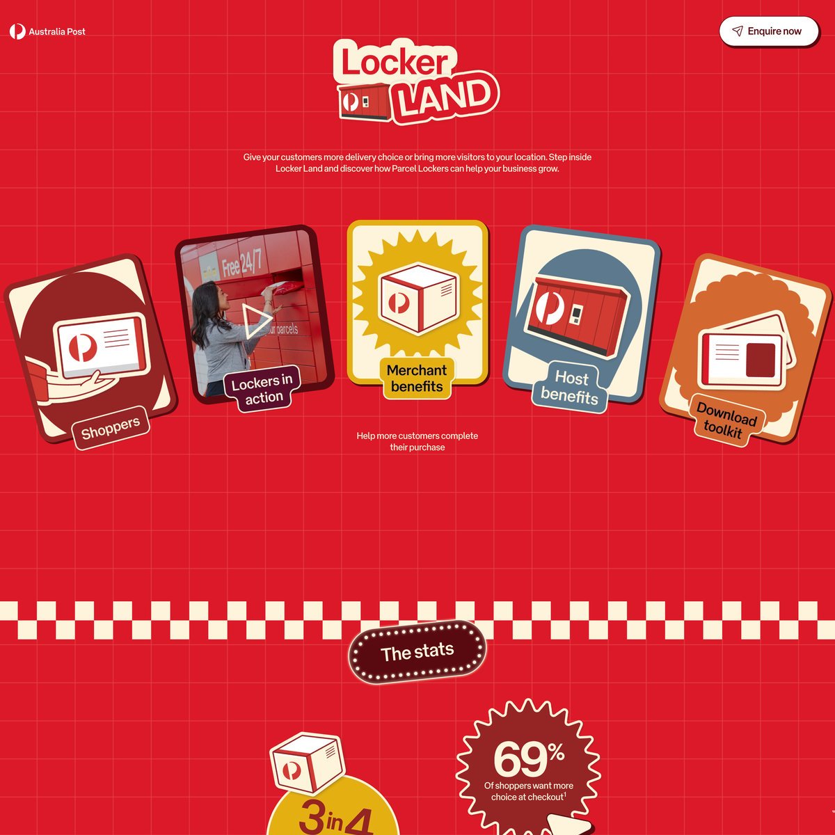 Website Inspiration: Locker Land