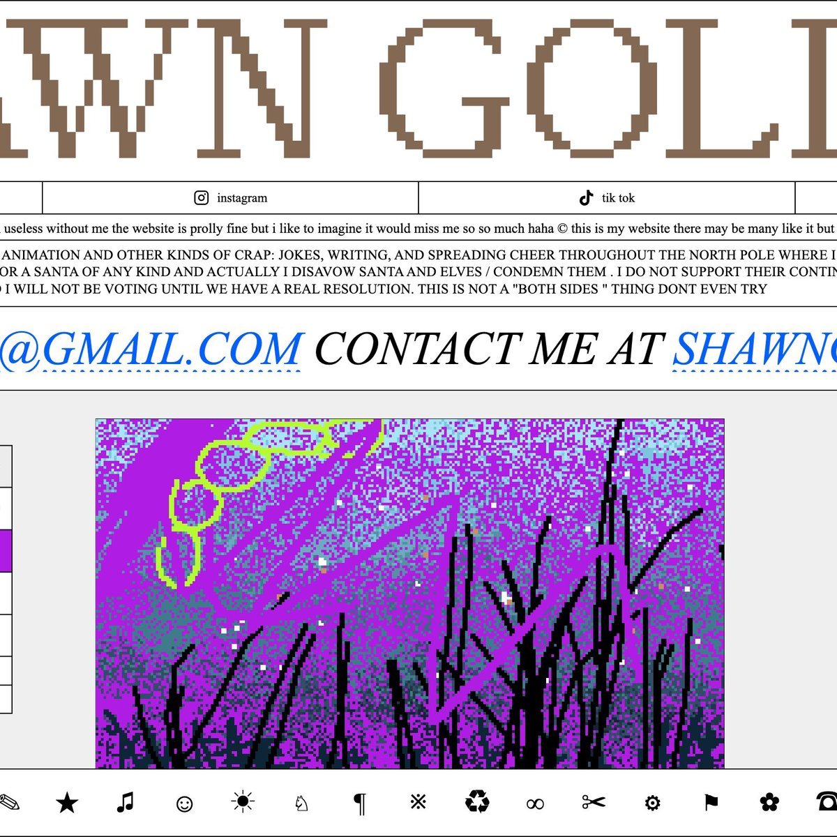 Website Inspiration: Shawn Golden