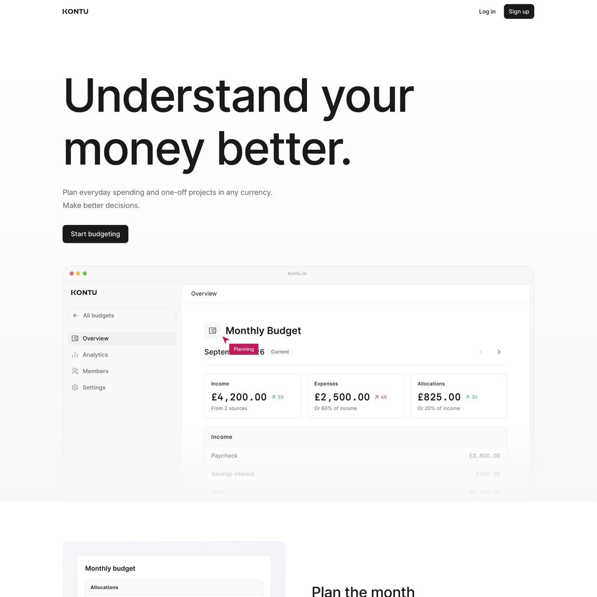 Website Inspiration: Kontu