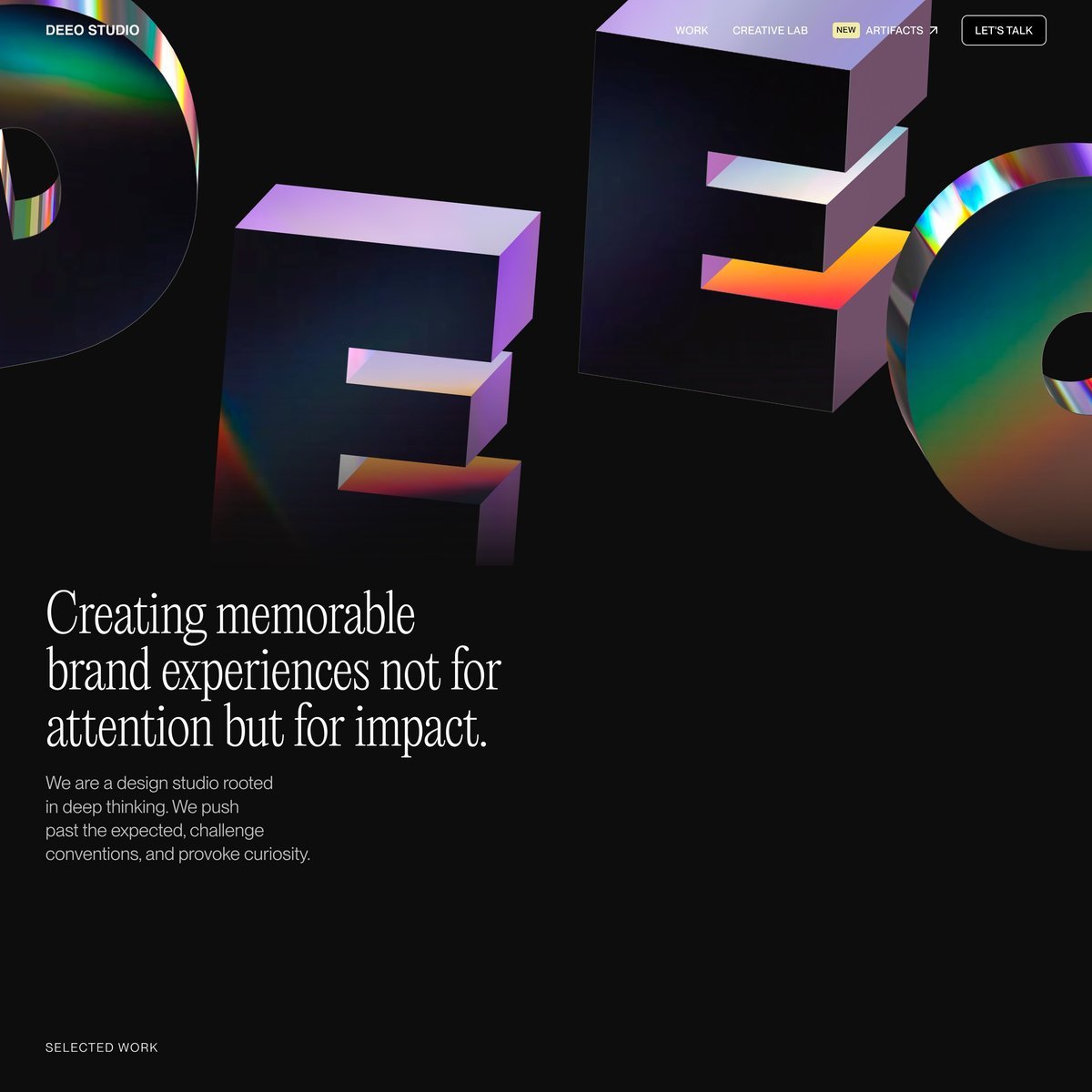 Website Inspiration: Deeo Studio