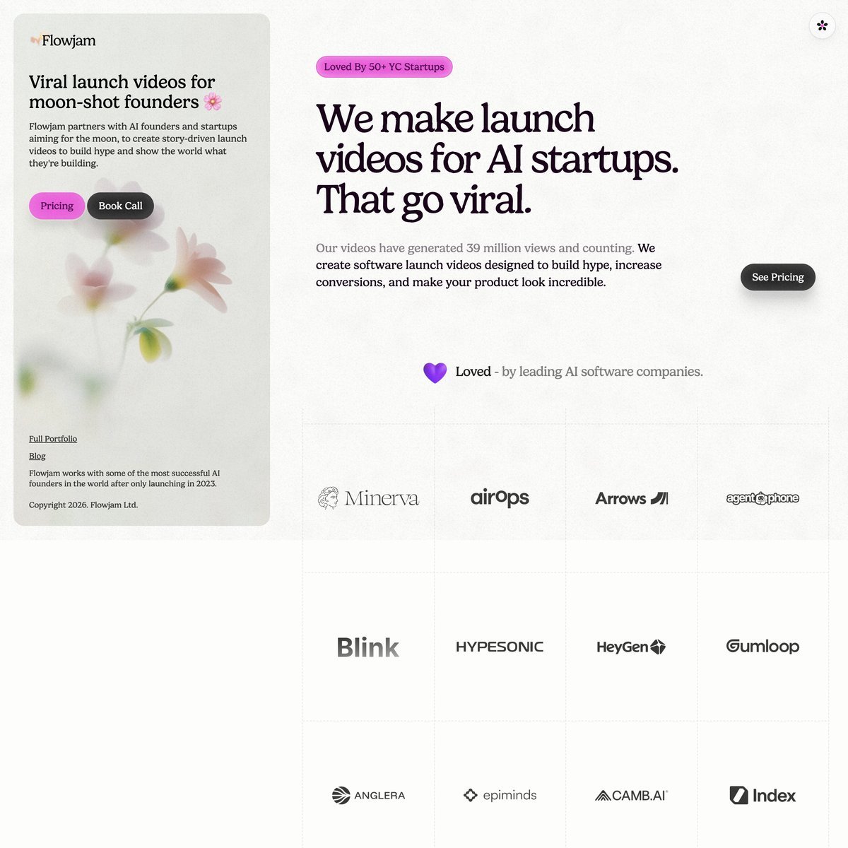 Website Inspiration: Flowjam