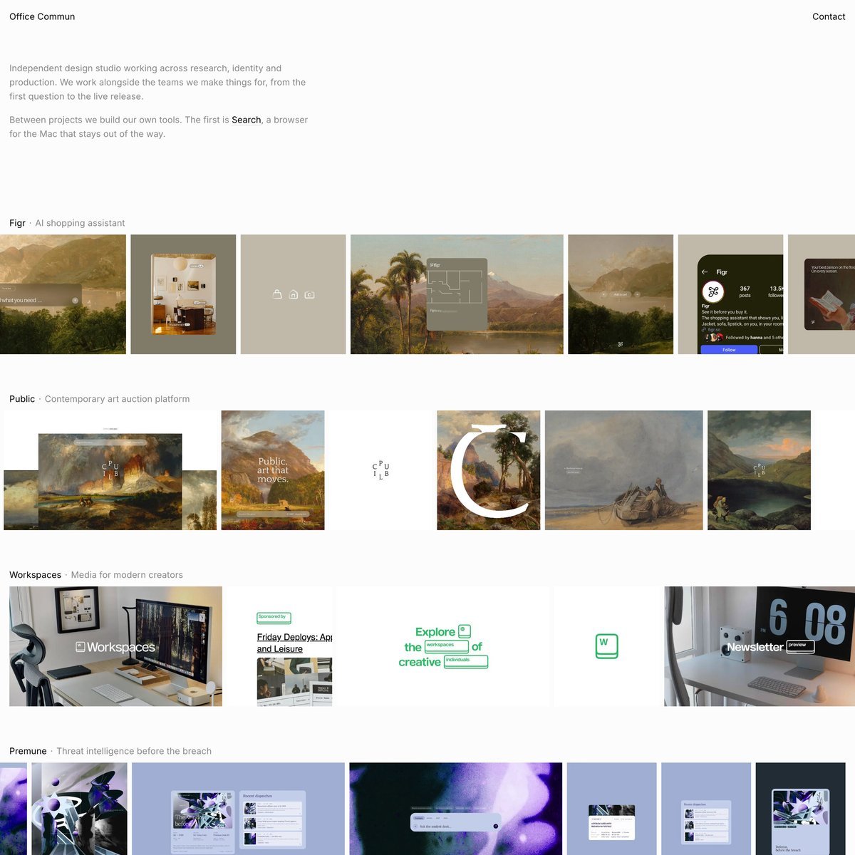 Website Inspiration: Office Commun