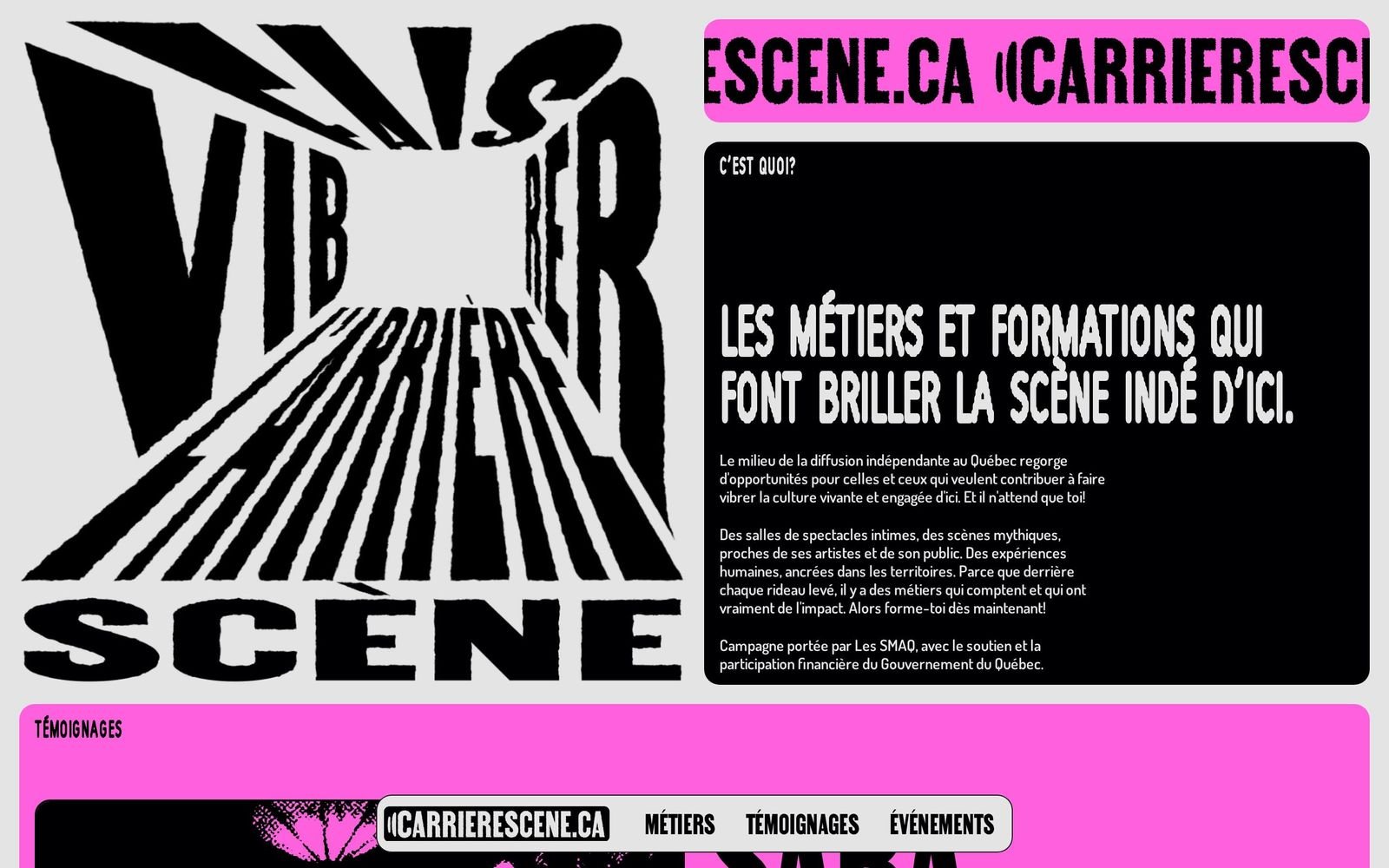 Carrière Scène