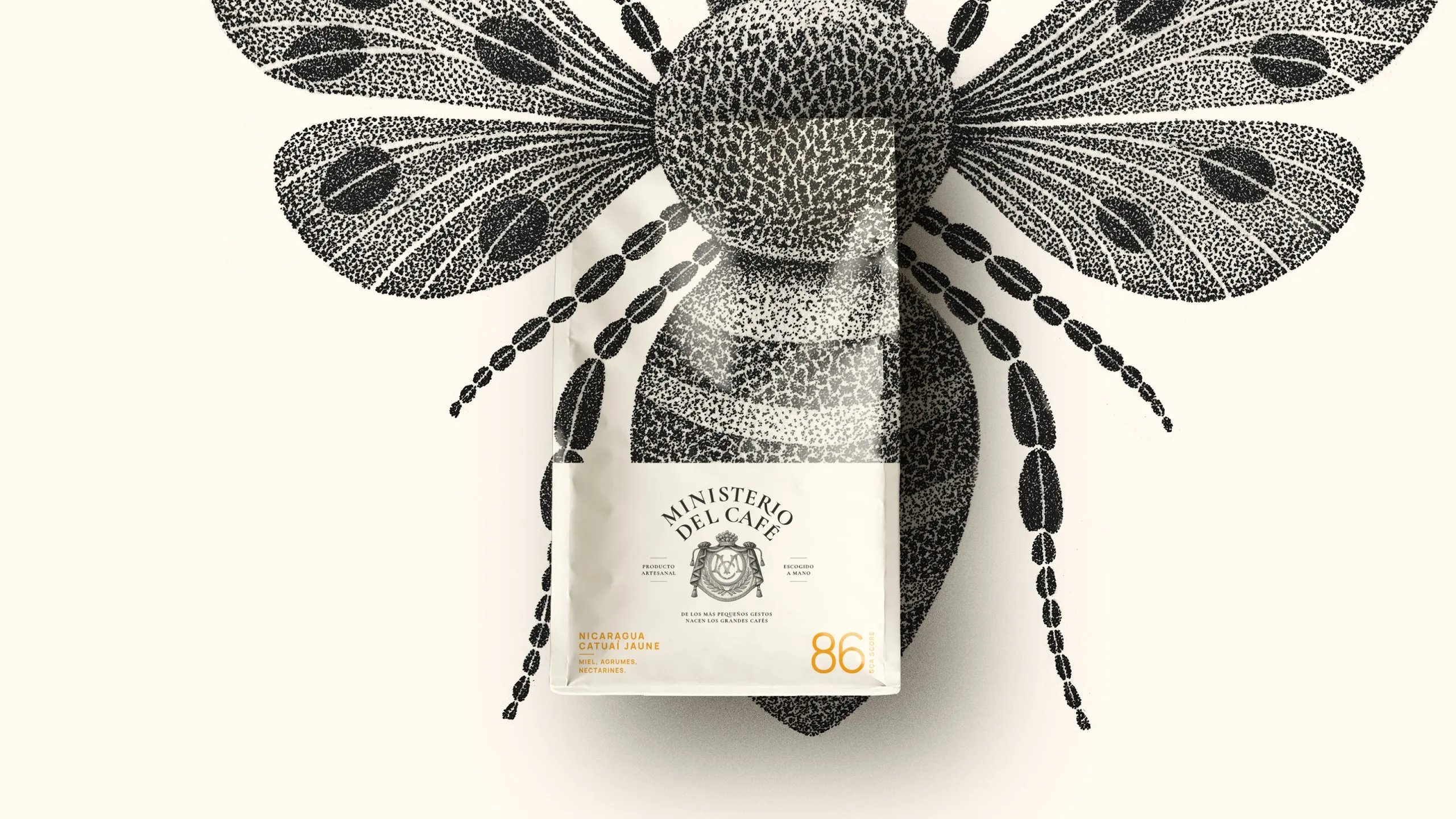 Ministerio del Café Serves Up Pointillism for Your Morning Brew