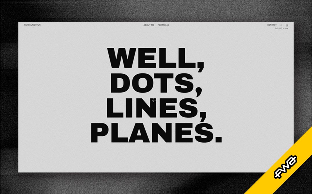 Well, Dots, Lines, Planes.