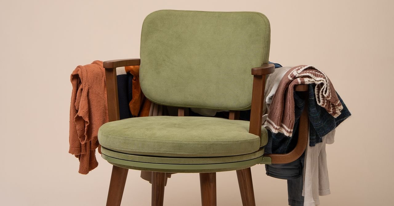 Toss Your Not-Quite-Clean Clothes on Simone Giertz’s Laundry Chair