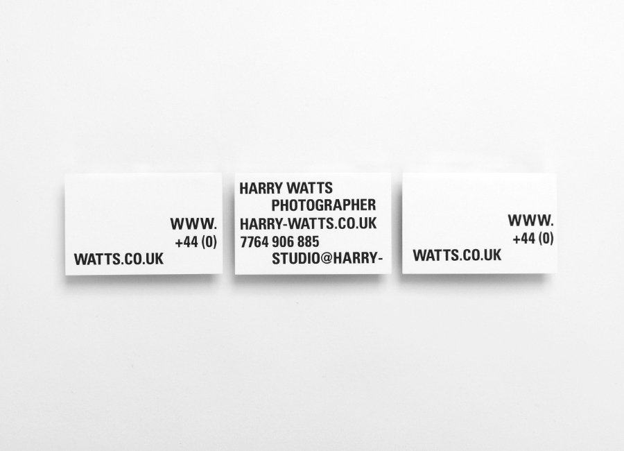 New Brand Identity for Harry Watts designed by Birch