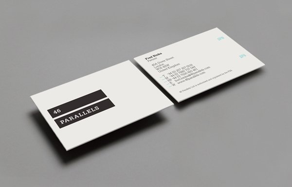 New Visual Identity for 46 Parallels by Moving Brands - BP&O