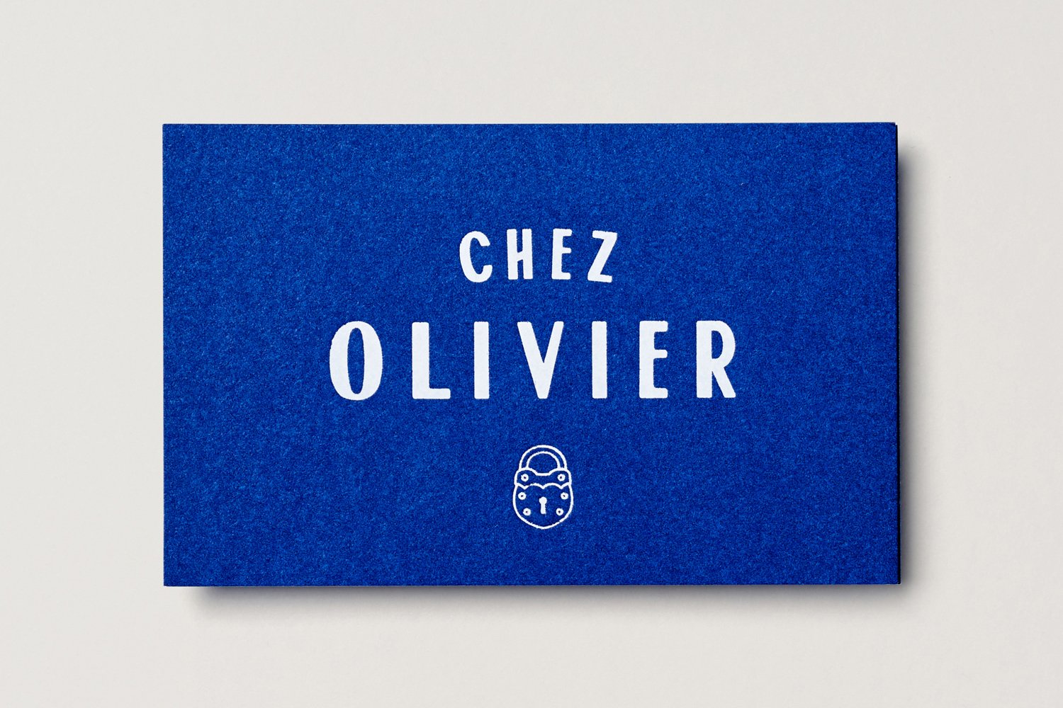 New Brand Identity for Chez Olivier by Swear Words — BP&O