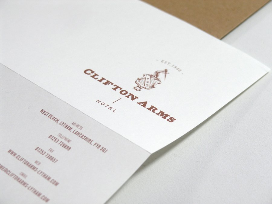 New Logo and Brand Identity for Clifton Arms by Wash - BP&O