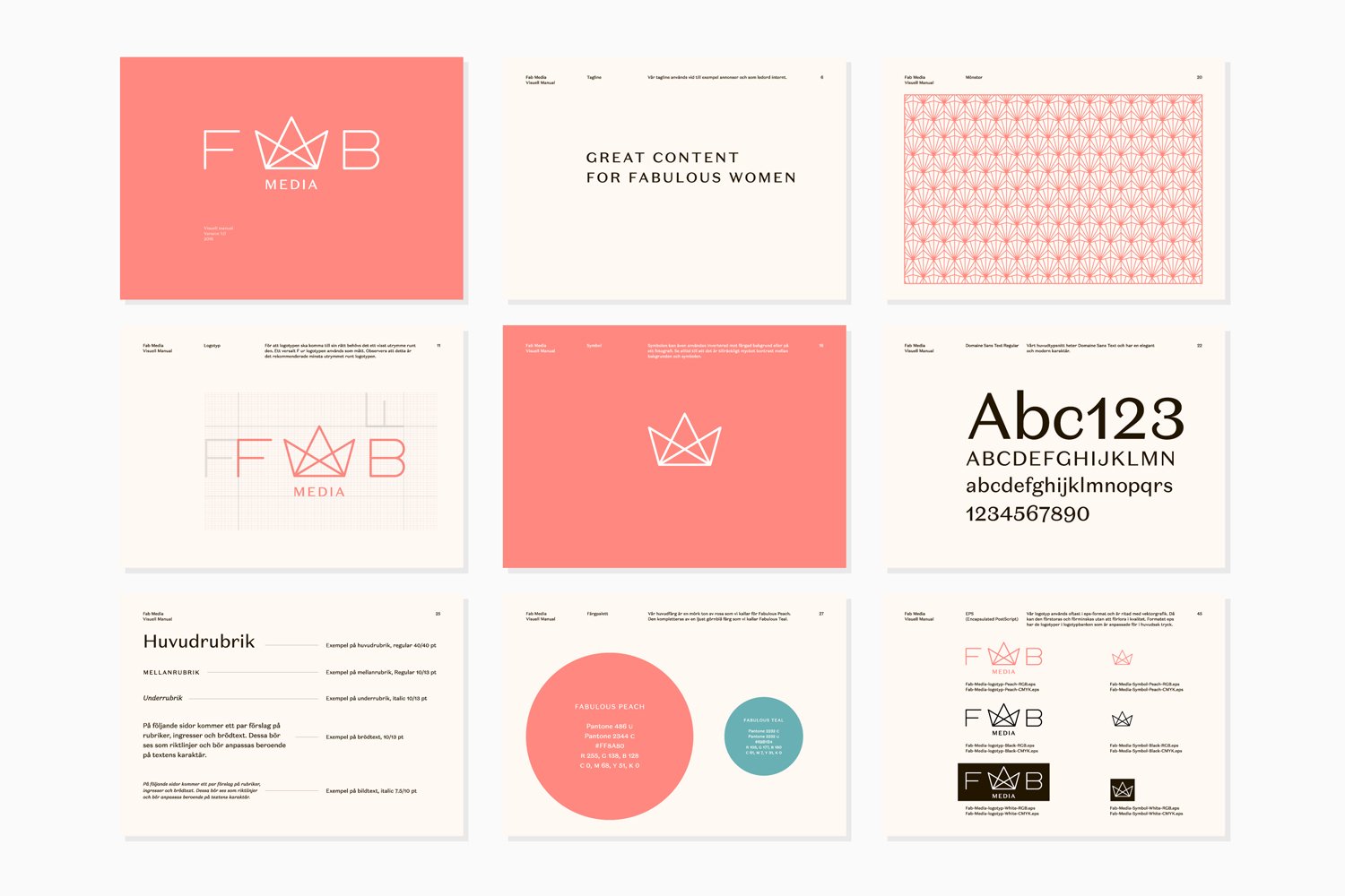 New Logo & Branding for Fab Media by Bedow — BP&O