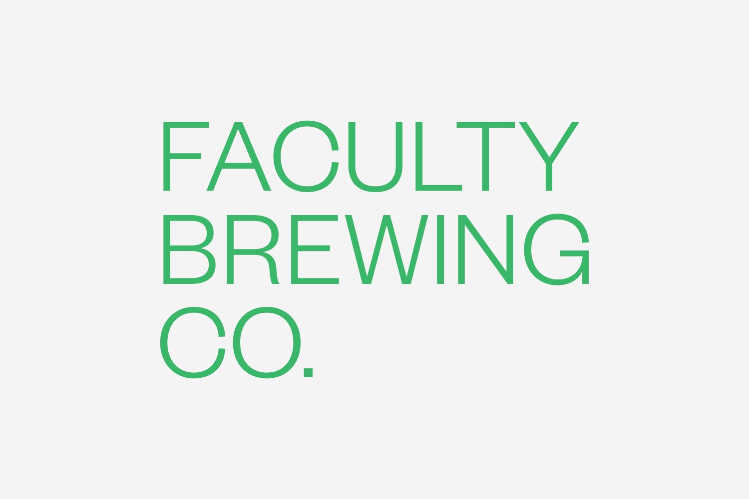 Branding for Faculty Brewing Co. by Post Projects — BP&O