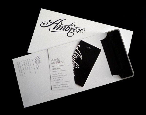 New Brand Identity for Hotel Ambrose by Miklos Kiss - BP&O