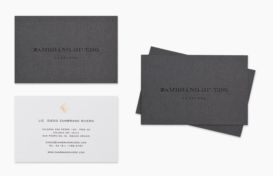New Logo and Brand Identity for Zambrano Rivero by Face - BP&O