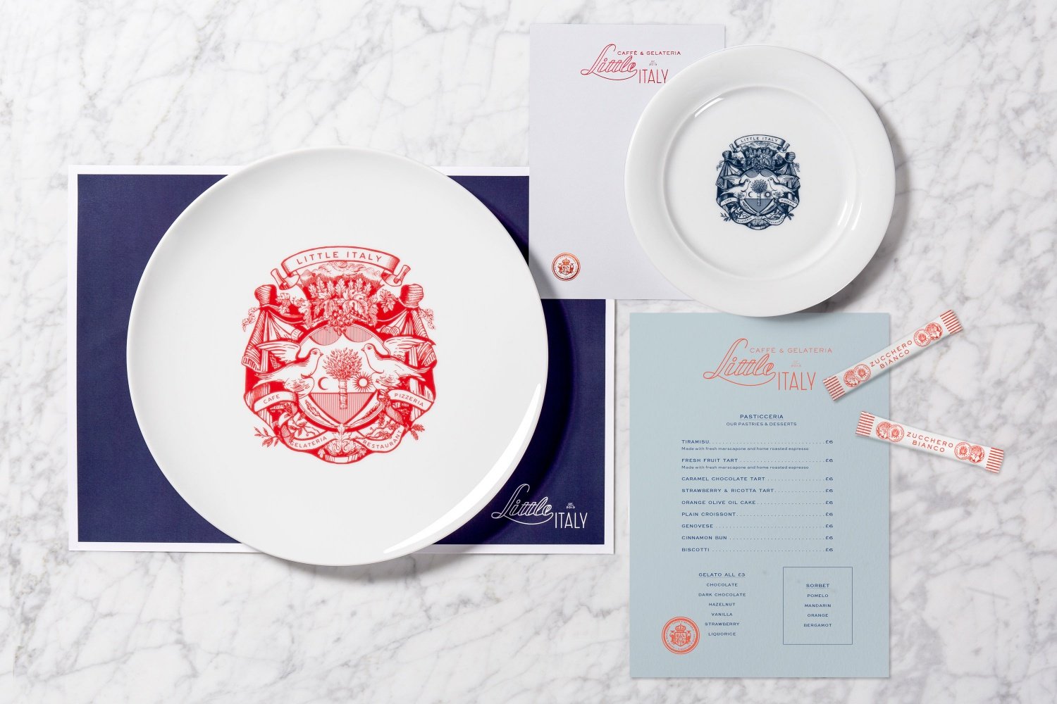 New Brand Identity for Little Italy by Here Design — BP&O