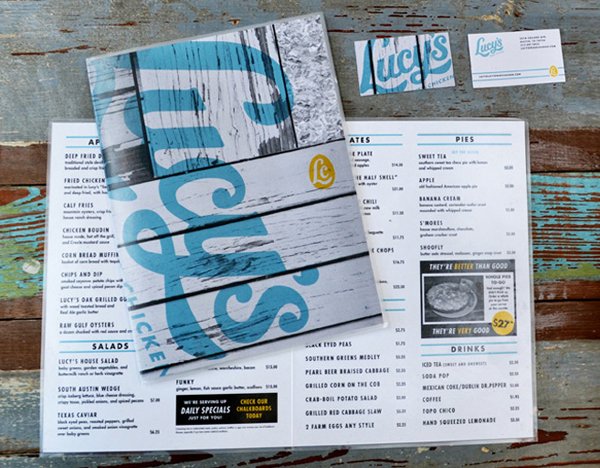 New Brand Identity for Lucy’s Fried Chicken by Pentagram - BP&O